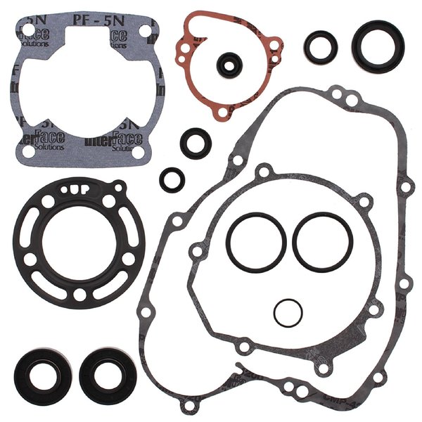 Winderosa Gasket Kit With Oil Seals for Kawasaki KX 80 91 92 93 94 95 96 97 811405